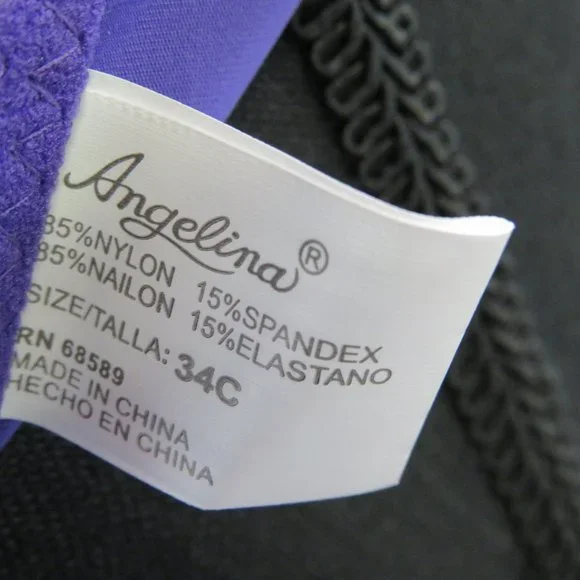 NWT - Lightly Padded Wired Bra w/ Lace Back - Picture 3 of 4